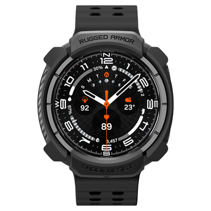 Etui Spigen Rugged Armor do Samsung Galaxy Watch Ultra2, czarne matowe ACS11611