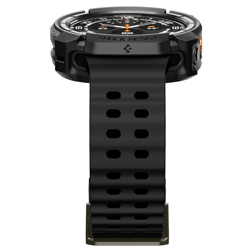 Etui Spigen Rugged Armor do Samsung Galaxy Watch Ultra2, czarne matowe ACS11611