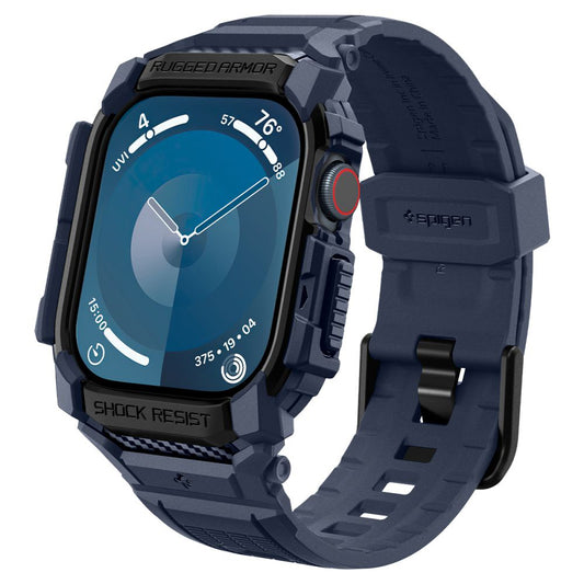 Etui Spigen Rugged Armor Pro dla Apple Watch Series 10 / 11 46mm, Granatowe
