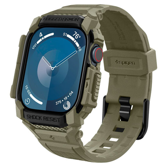 Etui Spigen Rugged Armor Pro dla Apple Watch Series 10 46mm, Kaki ACS08608