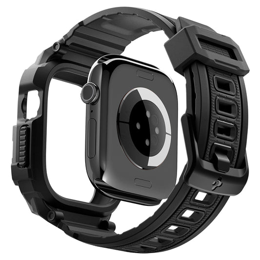 Etui Spigen Rugged Armor Pro do Apple Watch Series 12 42mm, Czarny Mat ACS11883