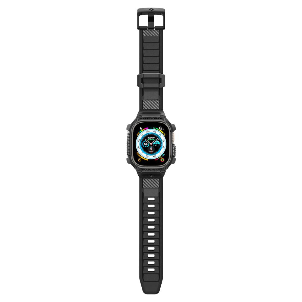 Etui Spigen Rugged Armor Pro dla Apple Watch Ultra Series, Czarne