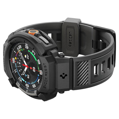 Obudowa Spigen Rugged Armor Pro dla Samsung Galaxy Watch8 Classic, Matowa Czarna ACS10013