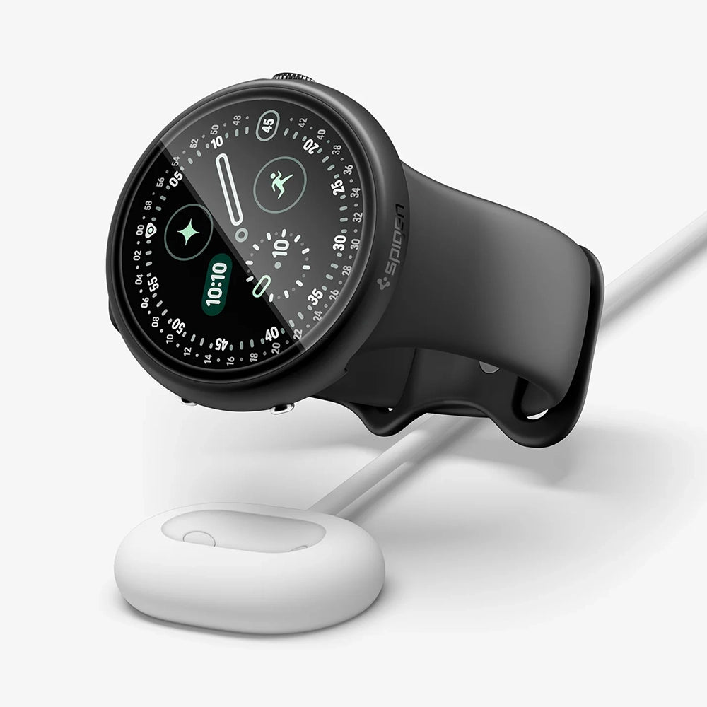 Spigen Thin Fit 360 Case for Google Pixel Watch 45mm Series, Black ACS11746