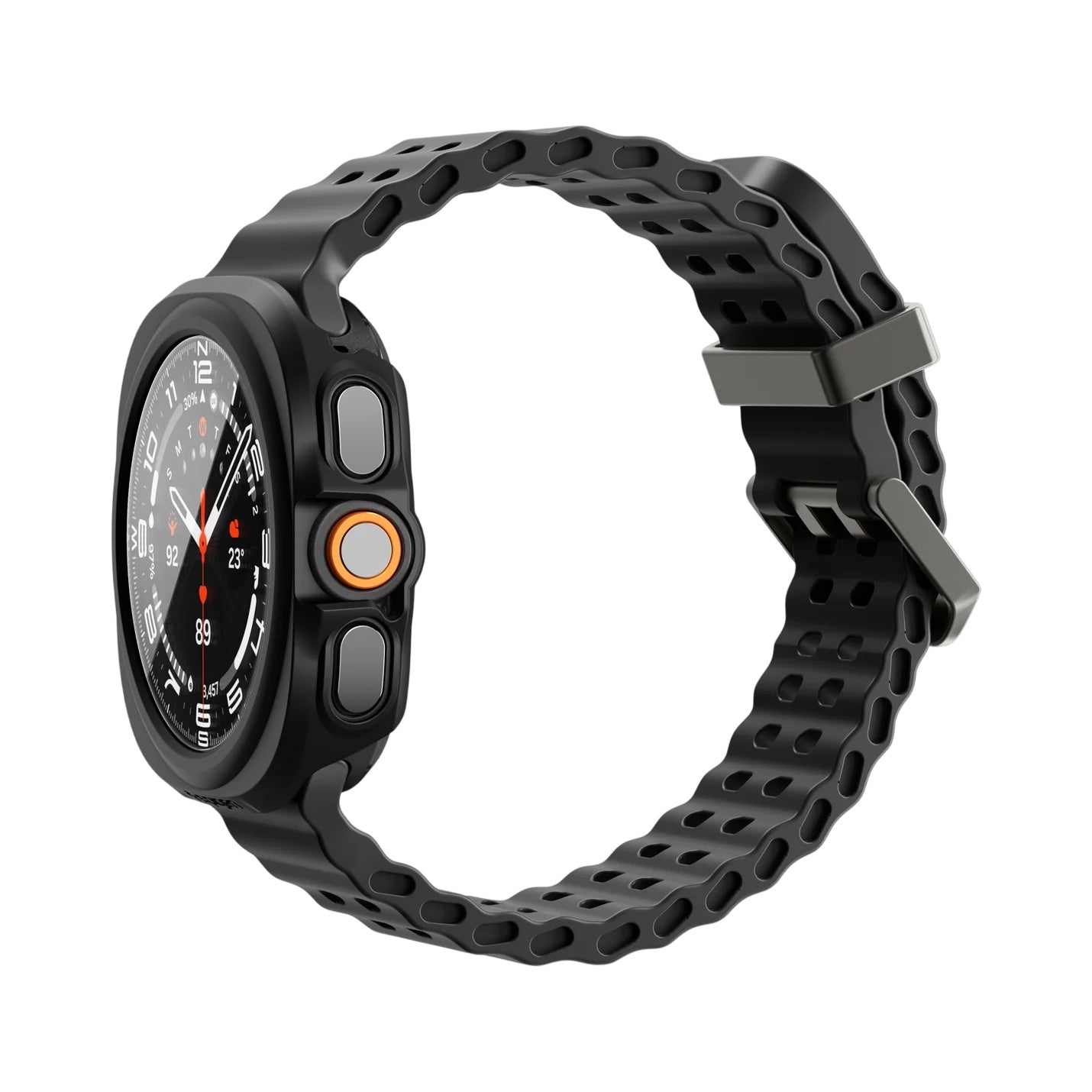 Etui Spigen Thin Fit 360 do Samsung Galaxy Watch Ultra2, czarne ACS11609