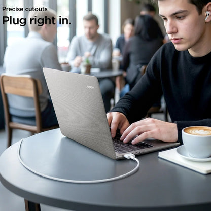 Etui Spigen Urban Fit do MacBook Neo 13 cali, Szary ACS11542
