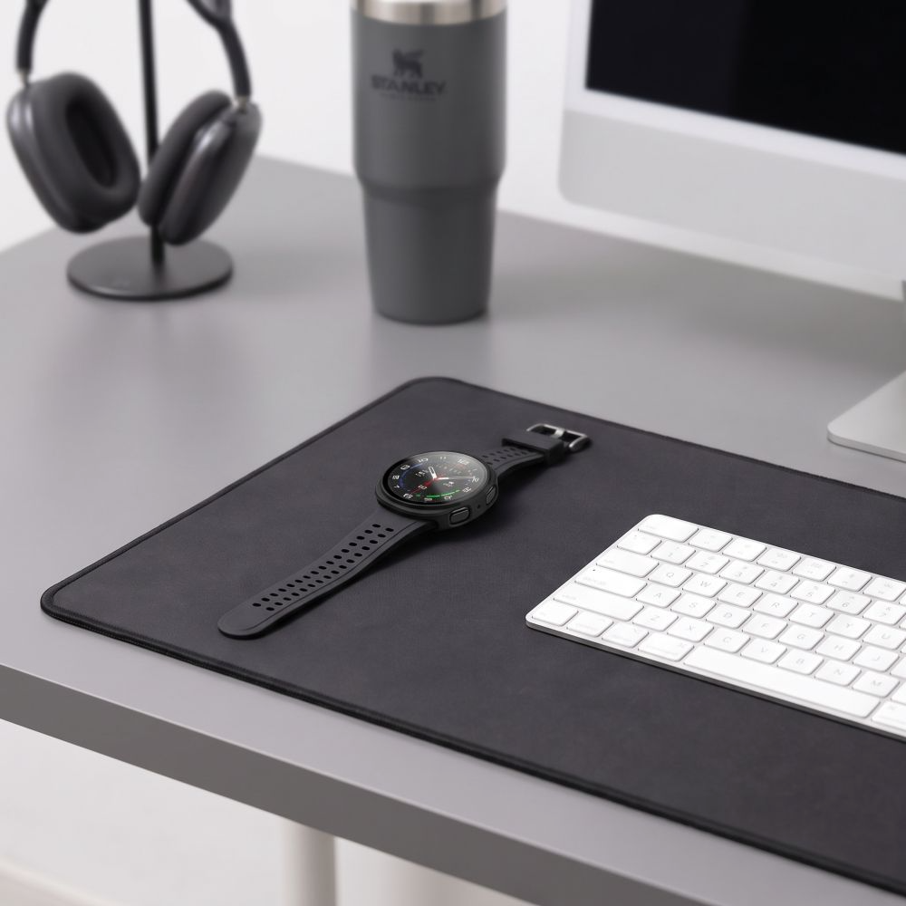 Etui Tech-Protect Defense do Samsung Galaxy Watch9 / Watch8 40mm, Zestaw 2 sztuki, Czarny / Przezroczysty