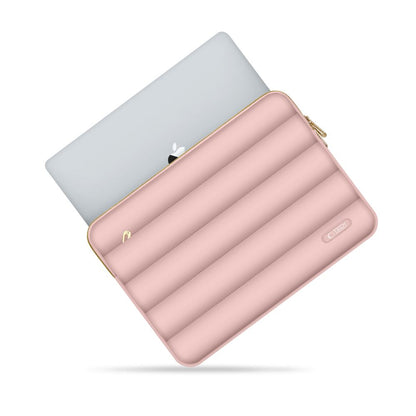 Etui Tech-Protect PUFFY na laptopa 15 cali / 16 cali, Różowy