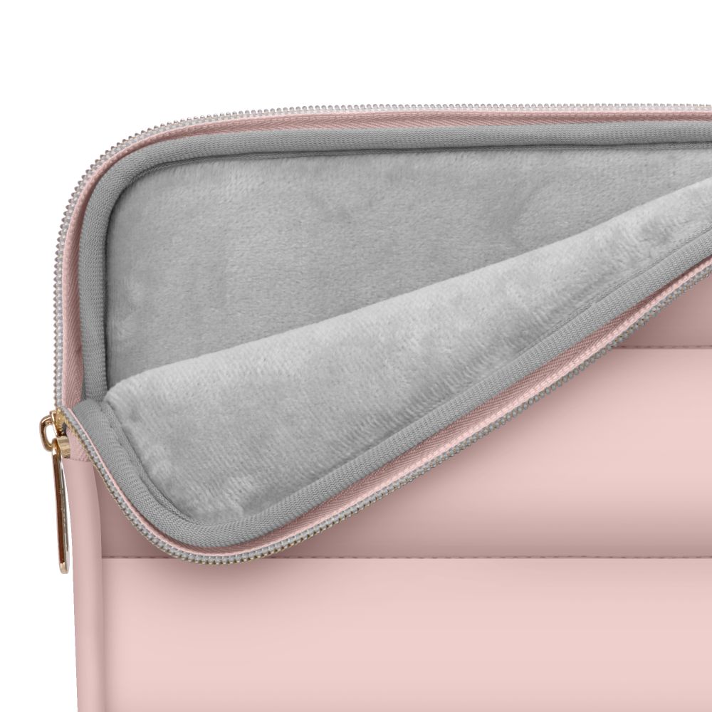 Etui Tech-Protect PUFFY na laptopa 15 cali / 16 cali, Różowy