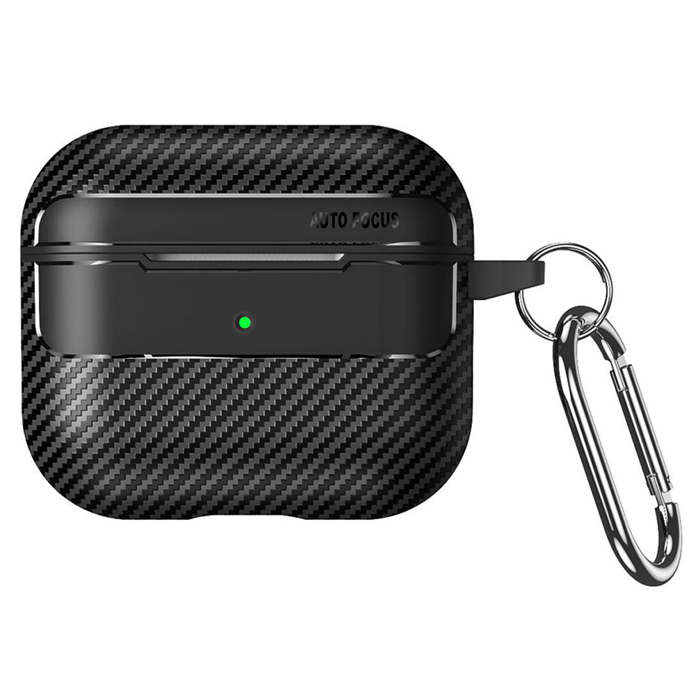 Etui Techsuit CarbonFiber do Apple AirPods Pro 3, Czarne