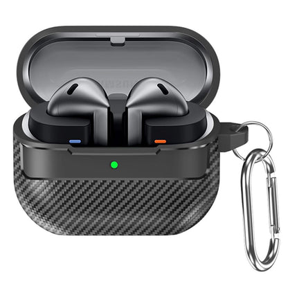 Etui Techsuit CarbonFiber do Samsung Galaxy Buds3 FE / Buds3 Pro / Buds3, czarne