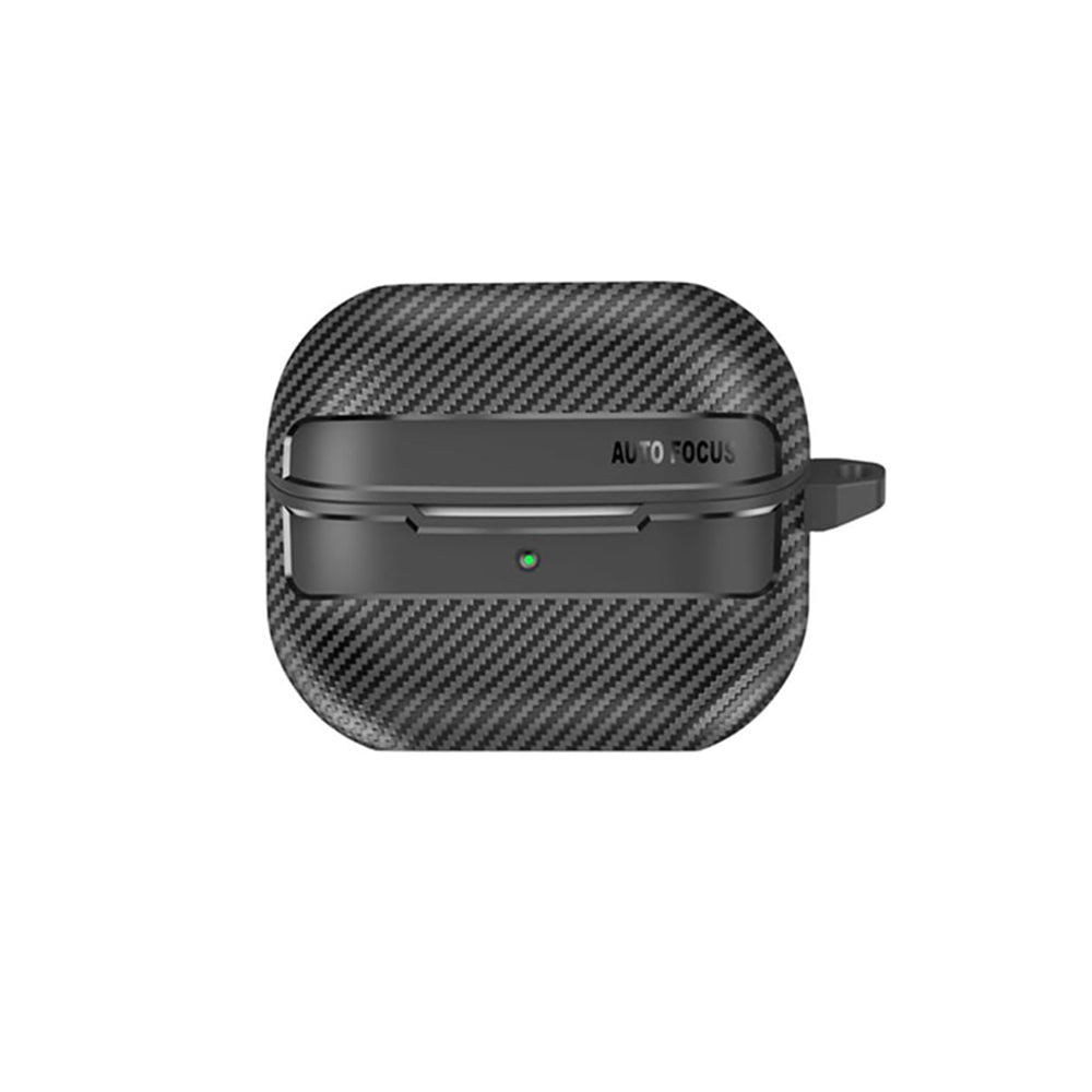 Etui Techsuit CarbonFiber do Samsung Galaxy Buds3 FE / Buds3 Pro / Buds3, czarne