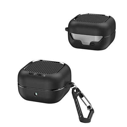 Etui Techsuit CarbonFiber do Samsung Galaxy Buds4 / Buds4 Pro, czarne