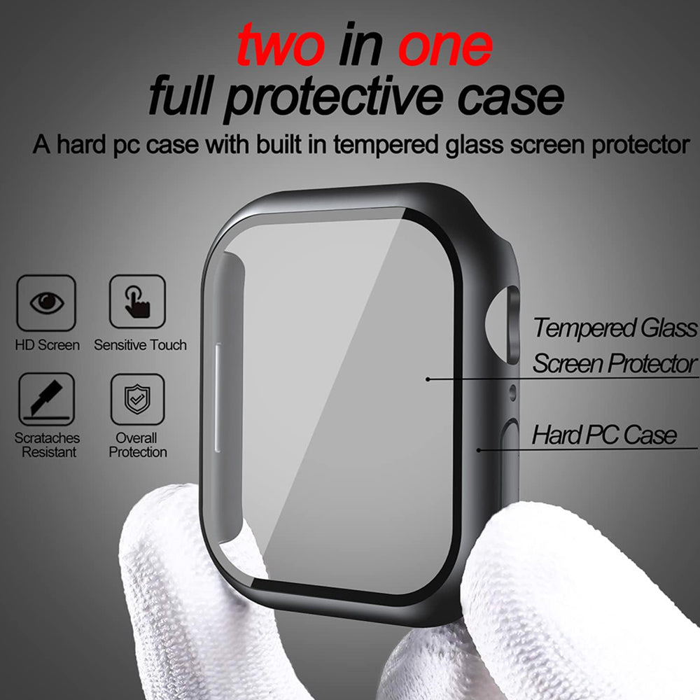 Etui Techsuit Defense360 Pro do Apple Watch 7 45mm Series, czarne