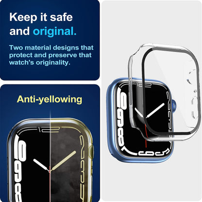 Etui Techsuit Defense360 Pro do Apple Watch 7 45mm Series, Przezroczyste