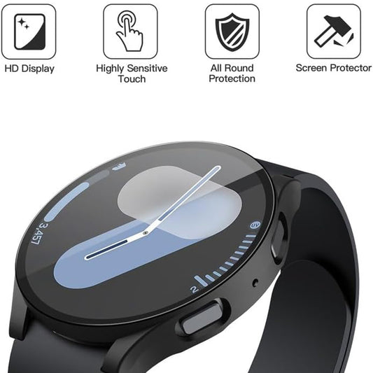 Etui Techsuit Defense360 Pro do Samsung Galaxy Watch7 40mm, czarne