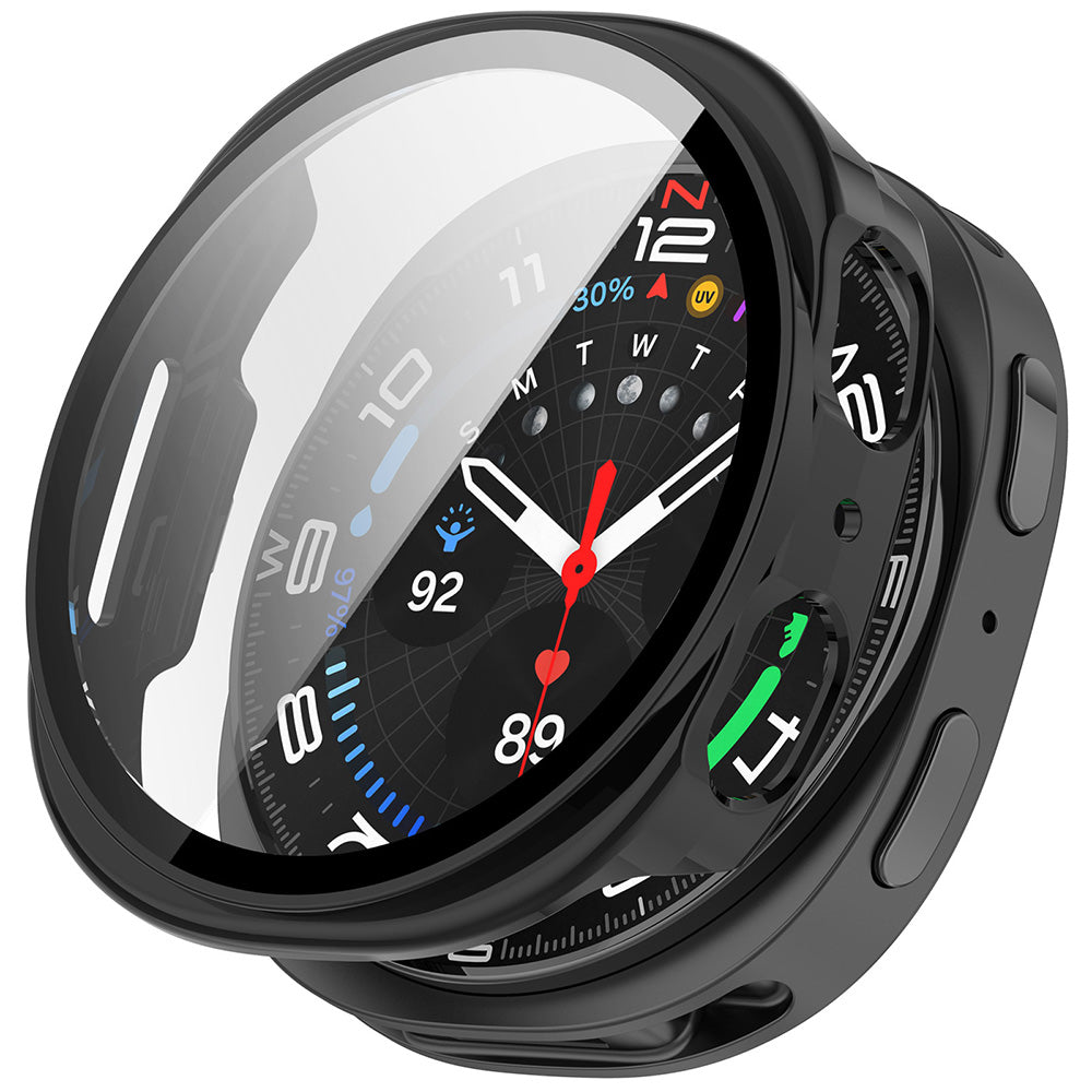 Etui Techsuit Defense360 Pro do Samsung Galaxy Watch8 40mm, czarna matowa