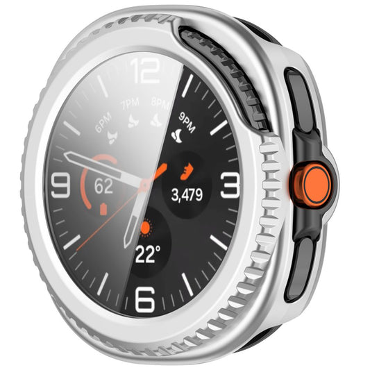 Etui Techsuit Defense360 Pro do Samsung Galaxy Watch8 Classic, Srebrne