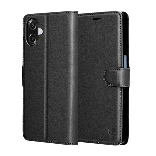 Etui na Samsung Galaxy A07 4G A075, Techsuit, Leather Folio, czarne
