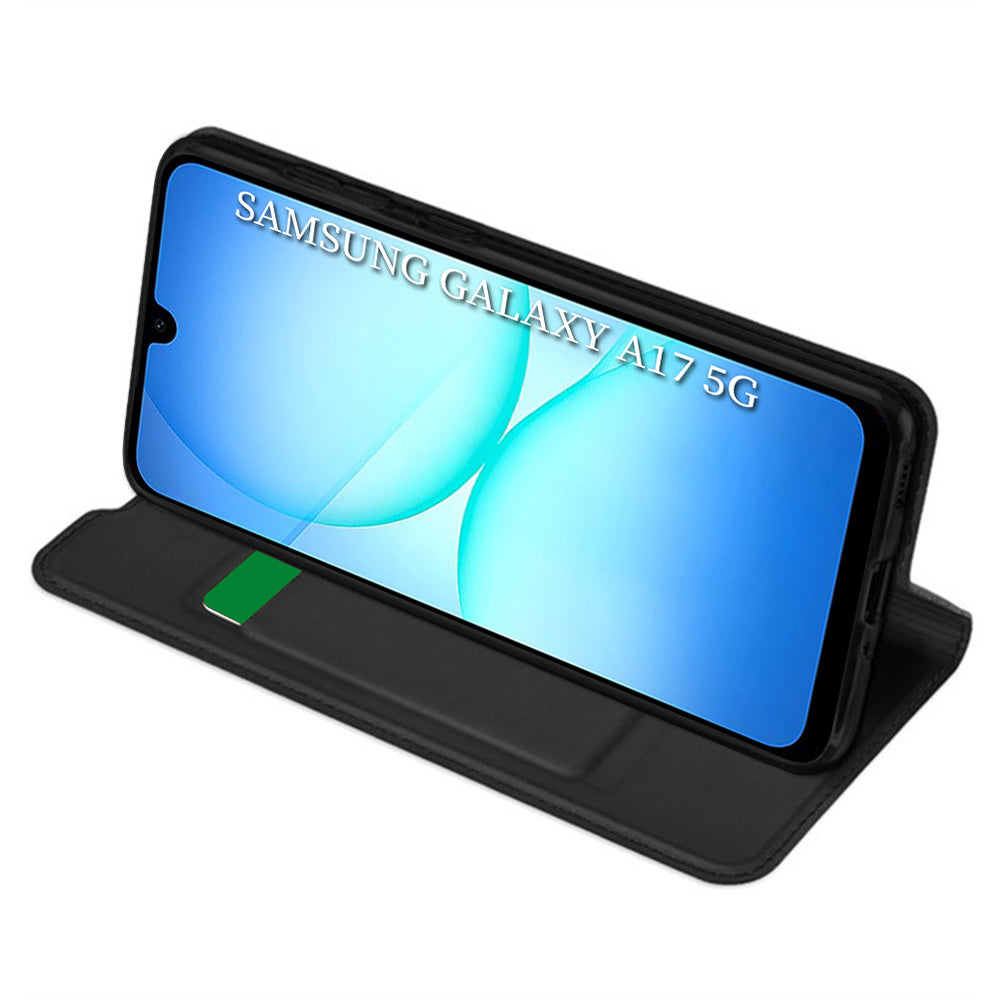 Etui na Samsung Galaxy A17 5G, Techsuit, Magskin Book, czarne