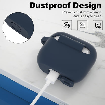 Etui Techsuit Silicone do Apple AirPods 3, Granatowe