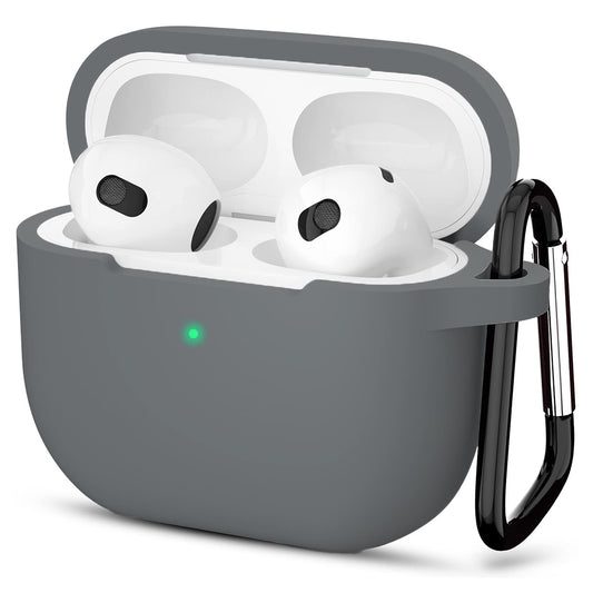 Etui Techsuit Silicone na Apple AirPods 3, Szary