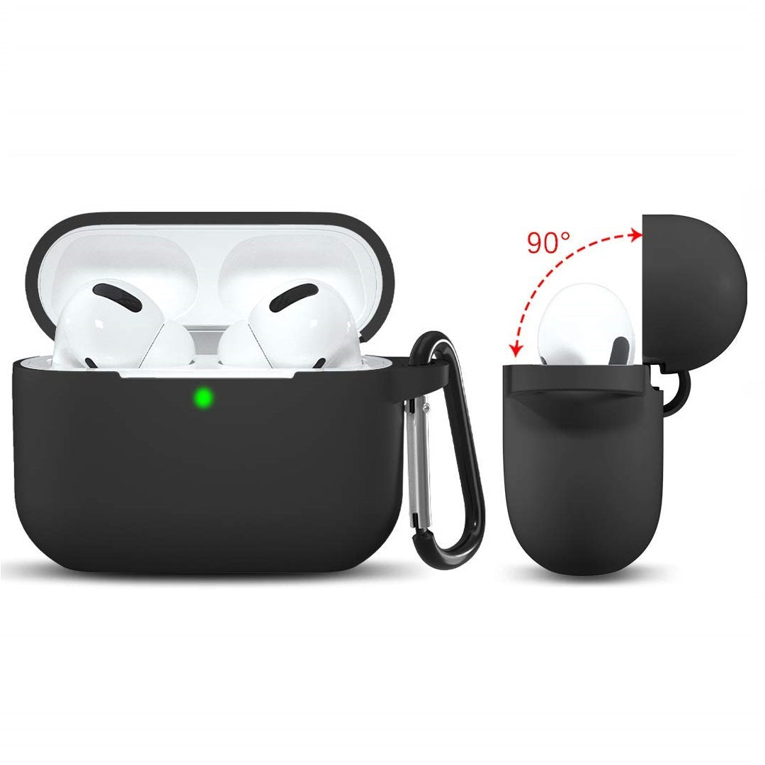 Etui Techsuit Silicone do Apple AirPods 3, czarne