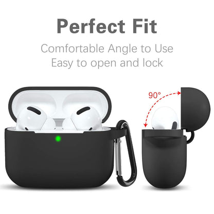 Etui Techsuit Silicone do Apple AirPods 3, czarne