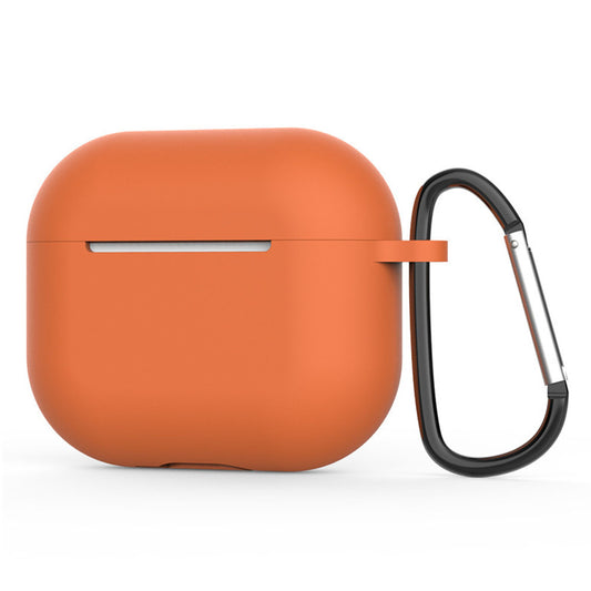 Etui Techsuit Silicone na Apple AirPods 4, Pomarańczowe
