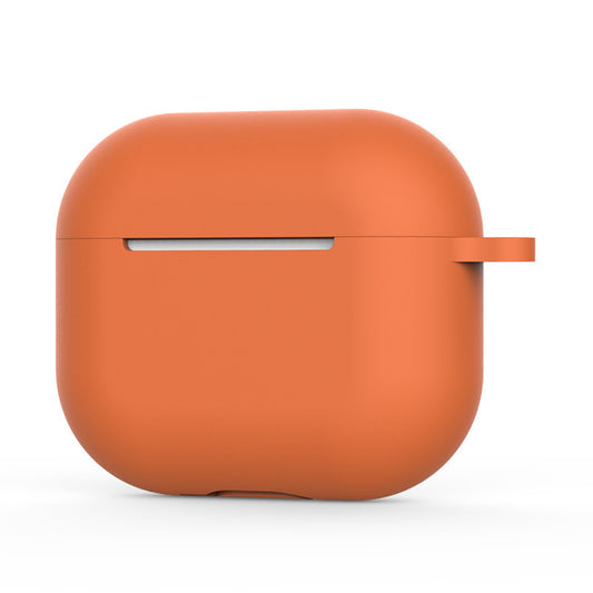 Etui Techsuit Silicone na Apple AirPods 4, Pomarańczowe