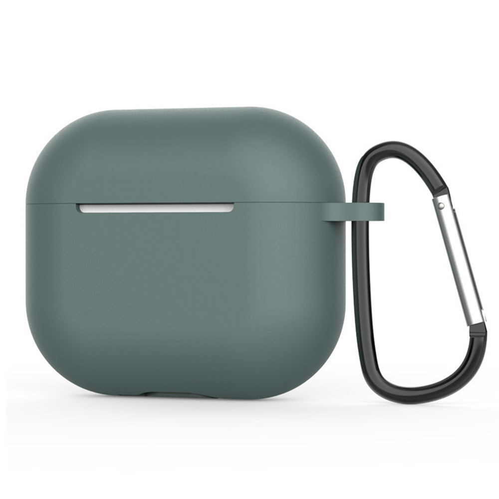 Techsuit Silicone Case for Apple AirPods 4, Dark Green