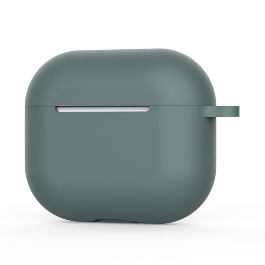 Etui Techsuit Silicone do Apple AirPods 4, Ciemnozielone