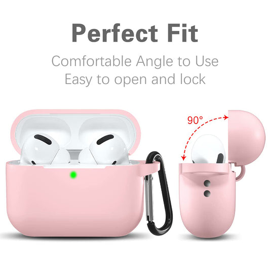 Etui Techsuit Silicone dla Apple AirPods Pro Series, różowe