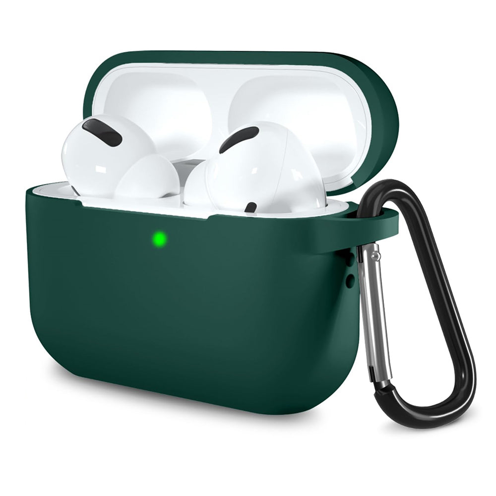 Etui Techsuit Silicone dla Apple AirPods Pro Series, Ciemnozielony