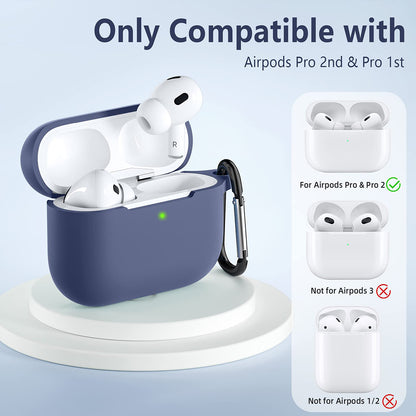 Etui Techsuit Silicone dla Apple AirPods Pro Series, Ciemnozielony