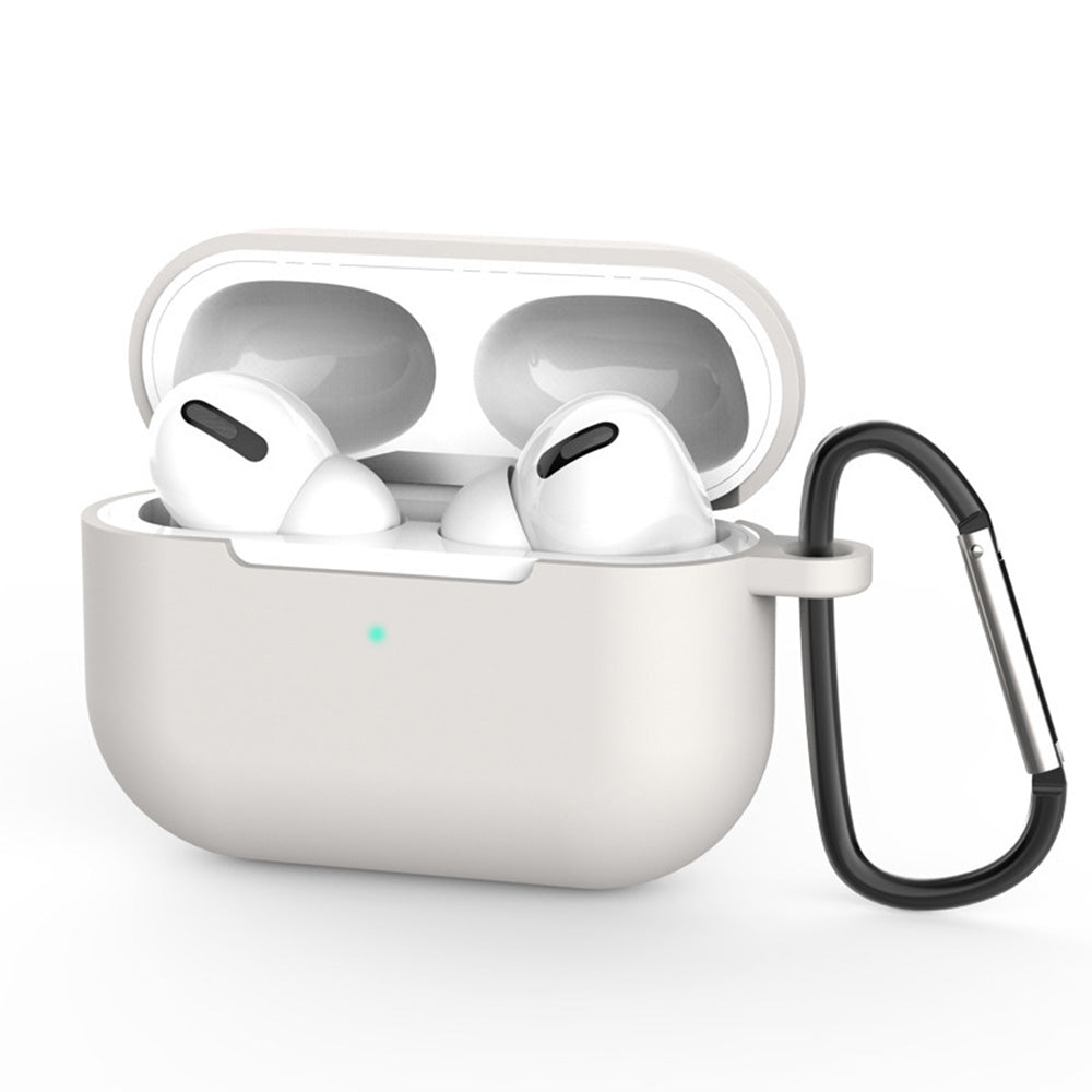 Techsuit Silicone Case for Apple AirPods Pro 3, Light Gray