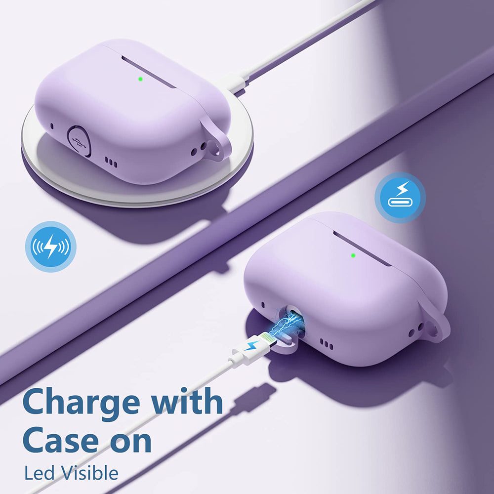 Etui Techsuit Silicone dla Apple AirPods Pro Series, Niebieskie