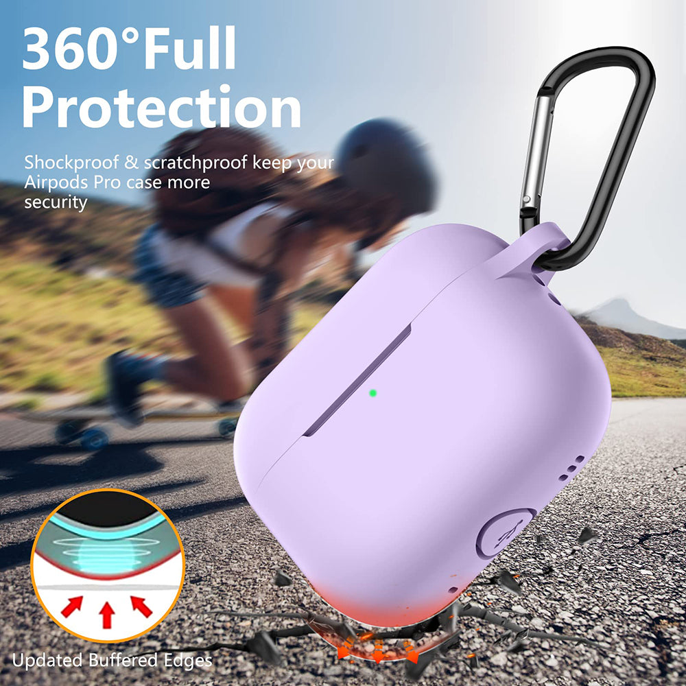 Etui Techsuit Silicone dla Apple AirPods Pro Series, Niebieskie