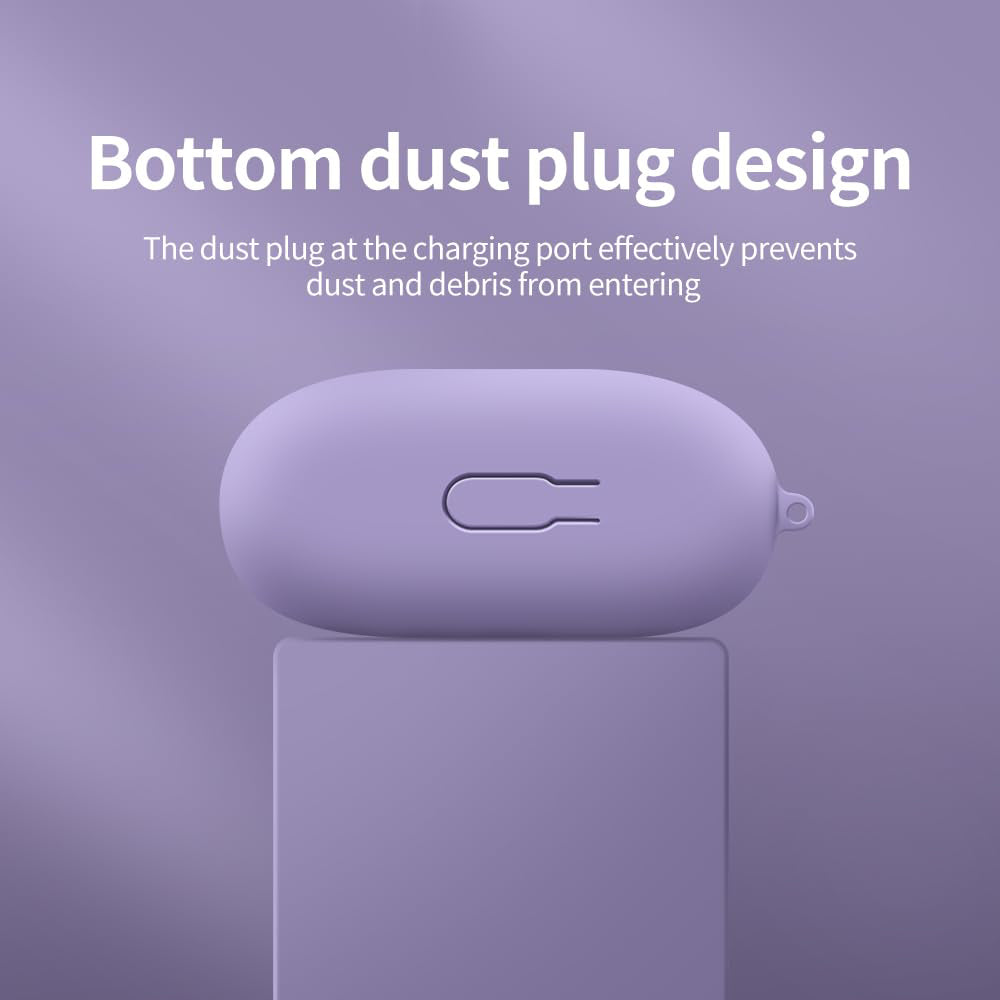 Etui Techsuit Silicone do Huawei FreeClip, czarne