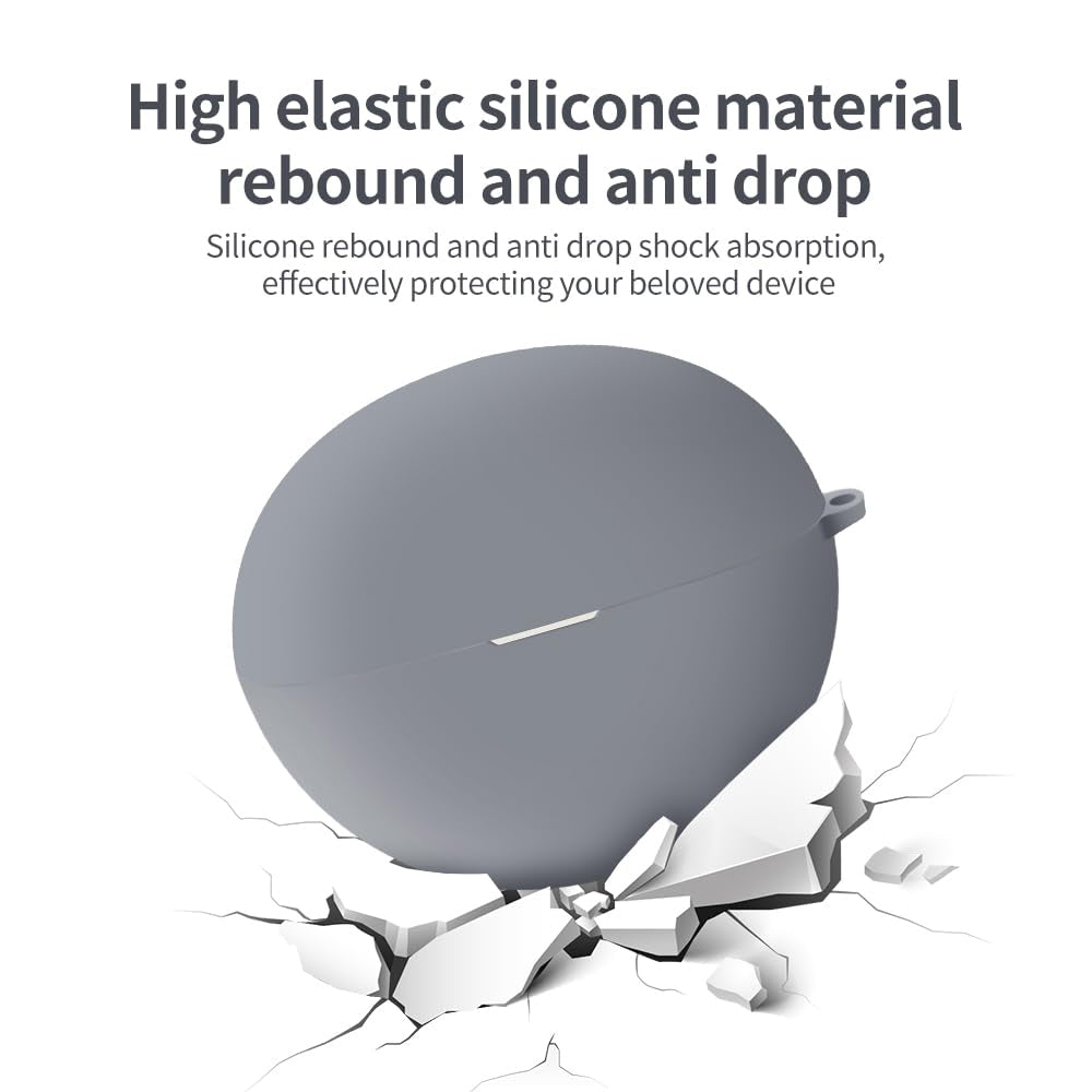 Etui Techsuit Silicone do Huawei FreeClip, czarne