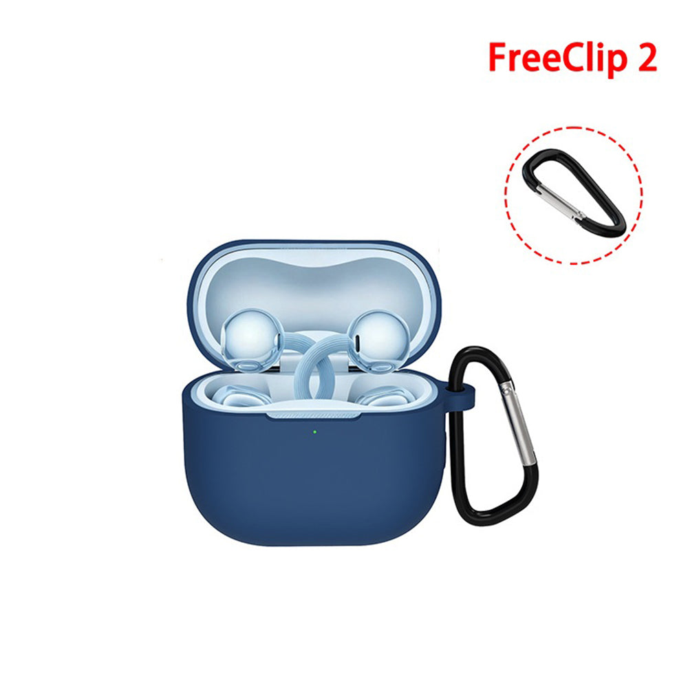 Etui Techsuit Silicone dla Huawei FreeClip 2, Czarne