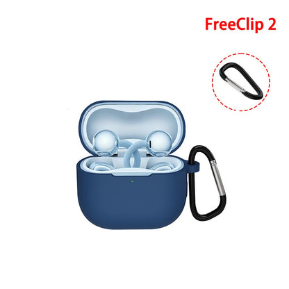 Etui Techsuit Silicone dla Huawei FreeClip 2, Czarne