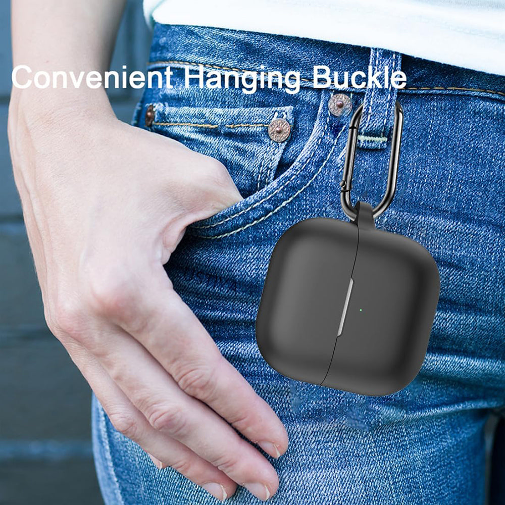 Etui Techsuit Silicone dla Huawei FreeClip 2, Czarne