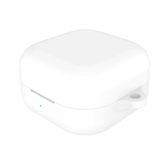 Etui Techsuit Silicone dla Samsung Galaxy Buds4 / Buds4 Pro, Białe