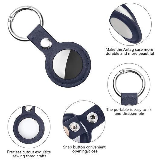 Etui Techsuit SLH1 na Apple AirTag, Niebieskie