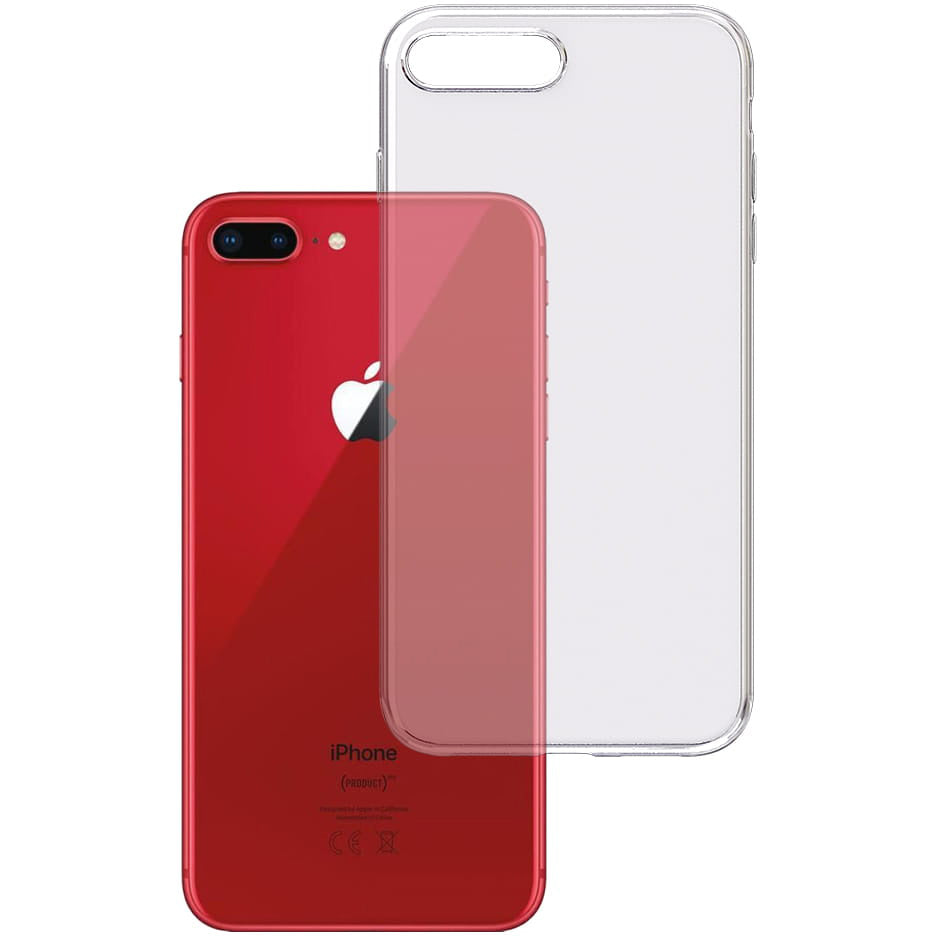 Etui do Apple iPhone 8 Plus / 7 Plus, 3MK, przezroczyste, przezroczyste