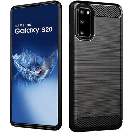 Etui do Samsung Galaxy S20 5G G981 / S20 G980, OEM, Carbon, Czarny
