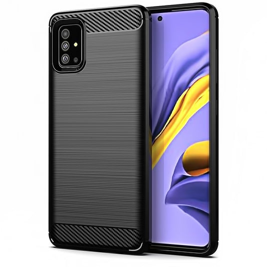 Etui na Samsung Galaxy A51 5G A516, Carbon, Czarny