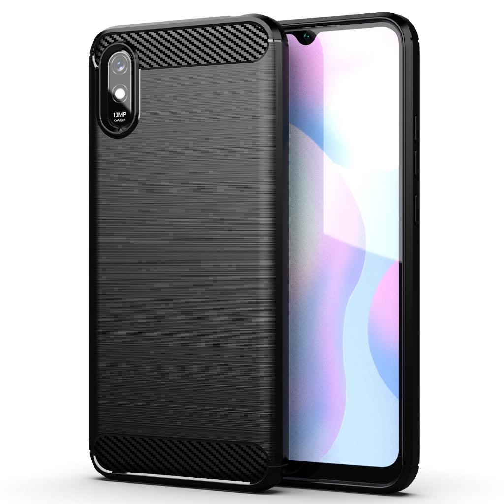 Etui do Xiaomi Redmi 9A / Redmi 9AT, Forcell, Carbon, czarny