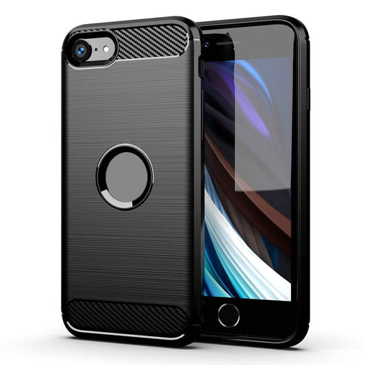 Etui na Apple iPhone SE (2022) / SE (2020) / 8, Forcell, Carbon, Czarny